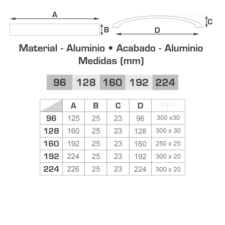 QAN204H ALUMINIO