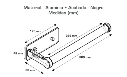 Soporte para papel de cocina QUALITA