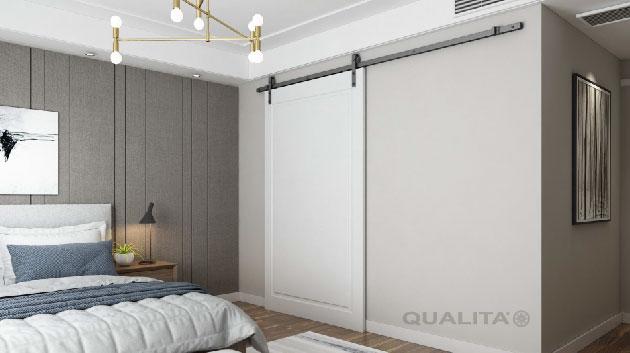 SISTEMA DE PUERTA GRANERO CORREDIZA PARA MADERA CON CIERRE SUAVE